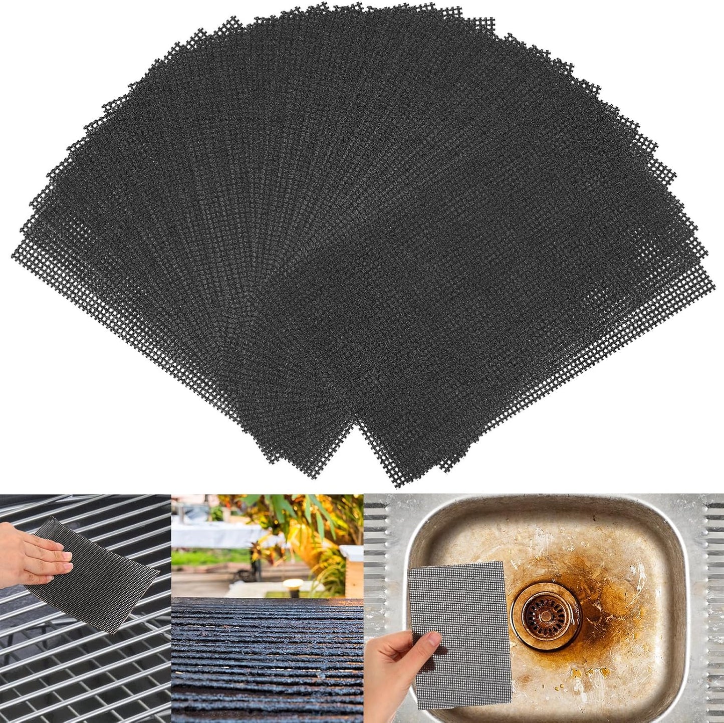50 Pzas Pantalla Flexible 5.5x4pulg para Limpieza Hogar