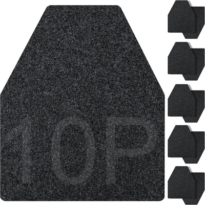 10 Pzas Alfombras Urinal Antideslizante Absorbe Agua para Hombres