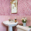 Papel tapiz estampado guepardo autoadhesivo 17.3x118pulg