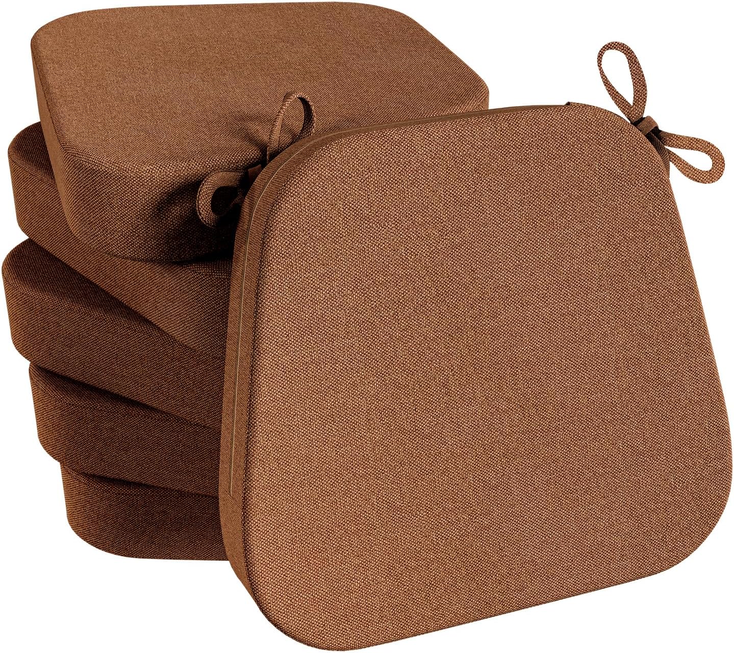 Set 6 Cojines Silla Comedor 17x16pulg Funda Extraible