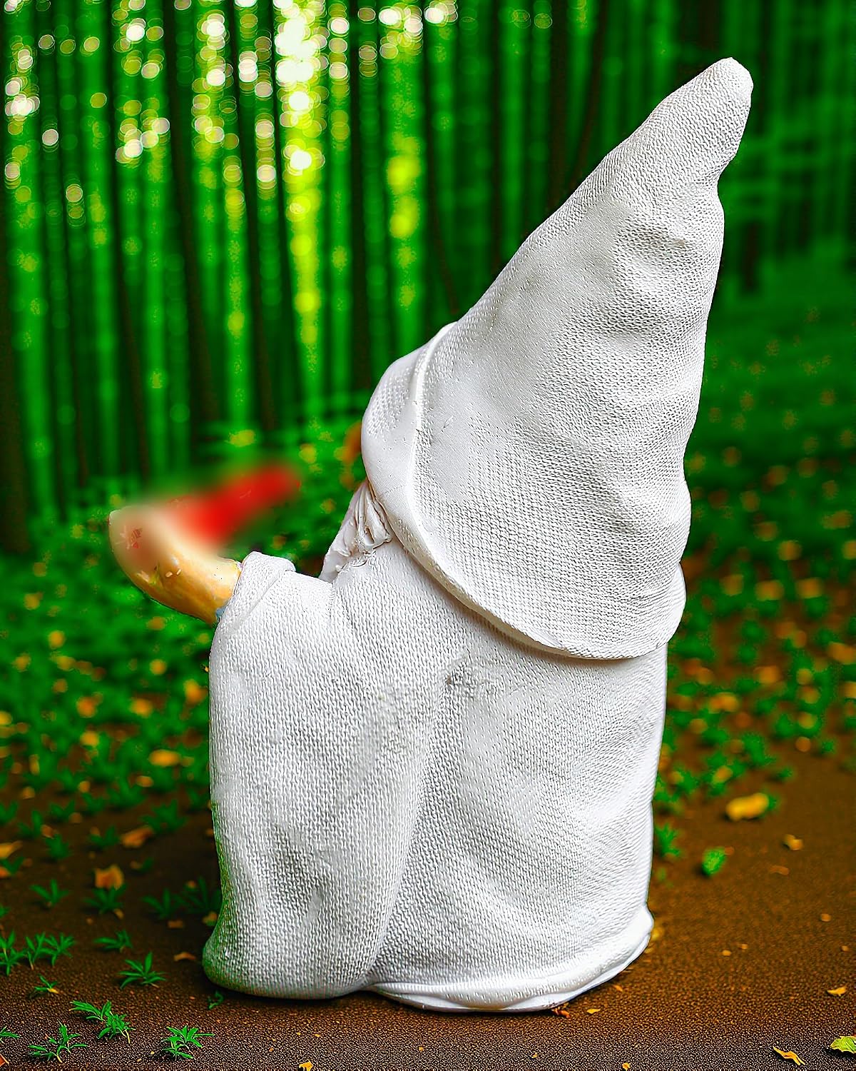 Gnomos traviesos con pipa 5.9pulg decoración jardín