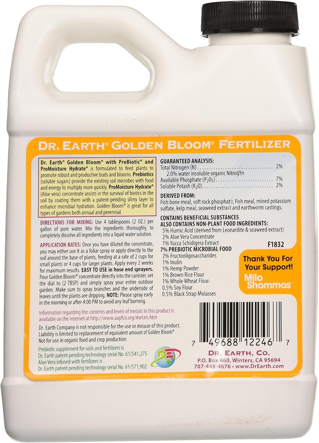 Fertilizante Golden Bloom 16oz