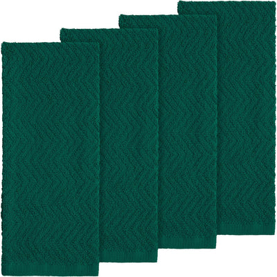 Toallas de cocina DecorRack 100% algodón absorbentes 15 x 25 pulgadas paquete de 4