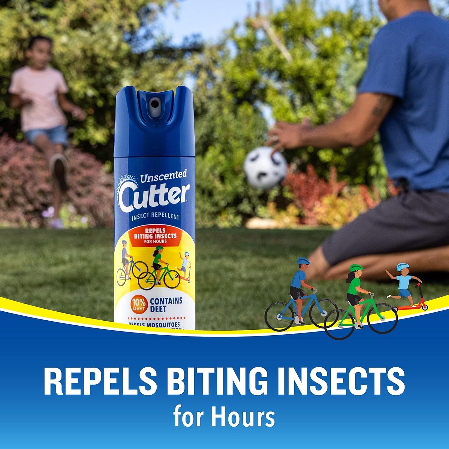 Repelente insectos 10% DEET 6oz aerosol transparente