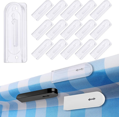 Clips transparentes para mantel autoadhesivos resistentes al viento