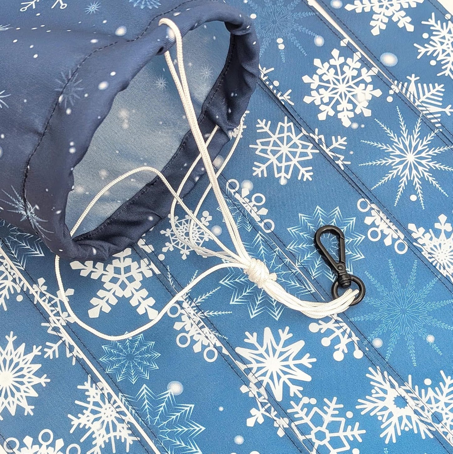 Manga viento invierno copo nieve esmerilado 48pulg
