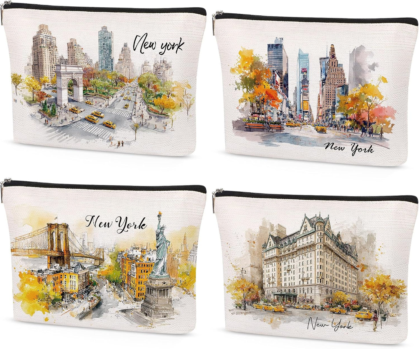 4 Bolsas Maquillaje para Mujer Regalo Niñas Amigas Hermanas
