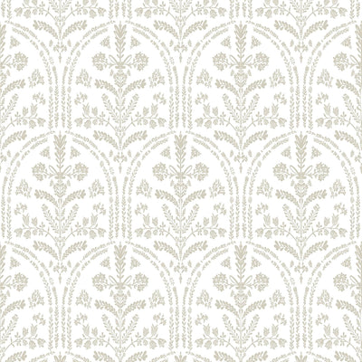 Papel tapiz autoadhesivo bohemio beige florales baño dormitorio