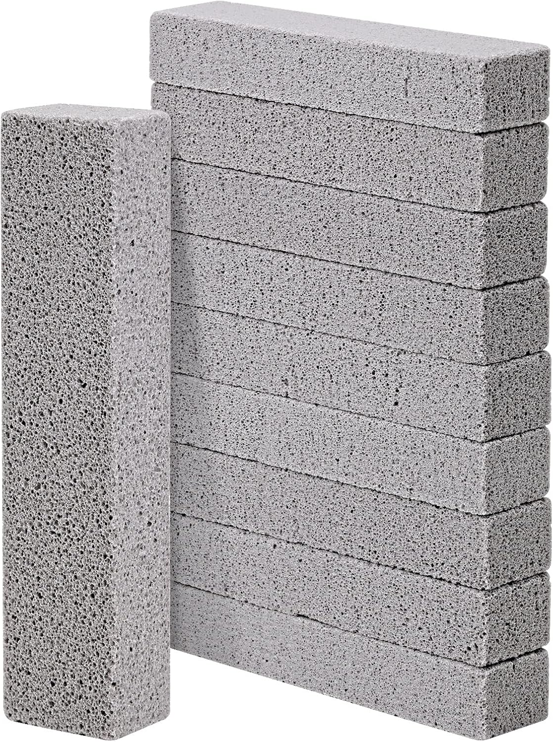 10 Pzas Piedra Pómez Limpieza Inodoro Bañera Cocina 5.9x1.4pulg