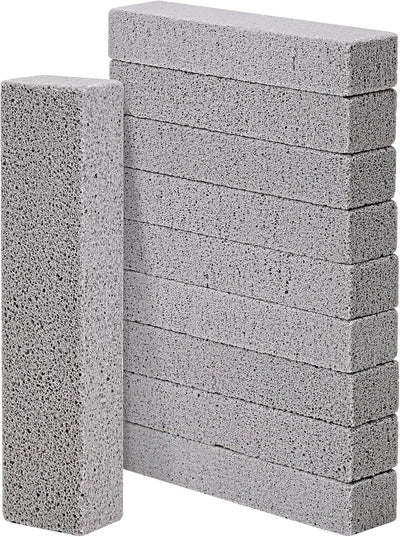 10 Pzas Piedra Pómez Limpieza Inodoro Bañera Cocina 5.9x1.4pulg