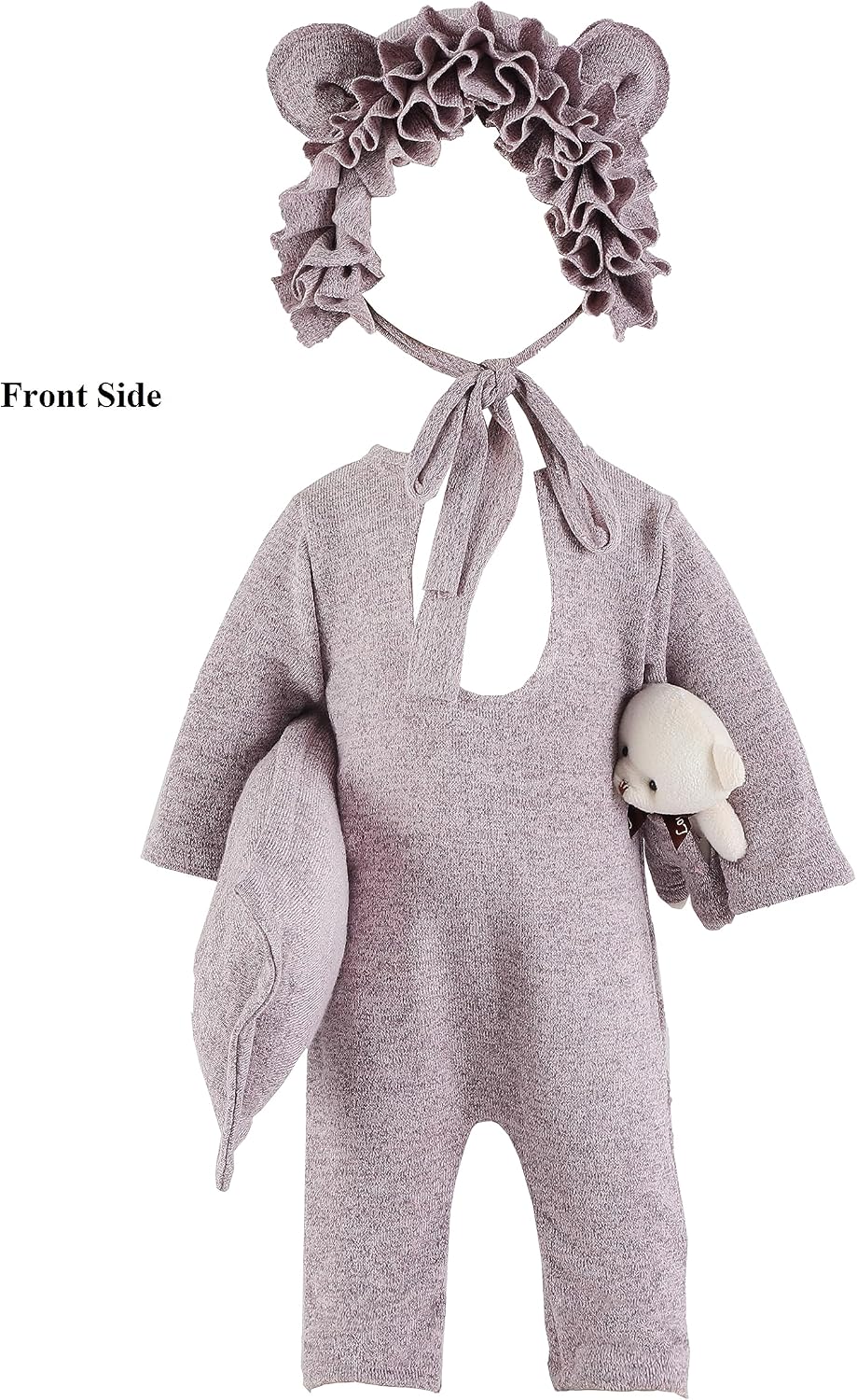 Accesorios foto bebé niña trajes morados suaves