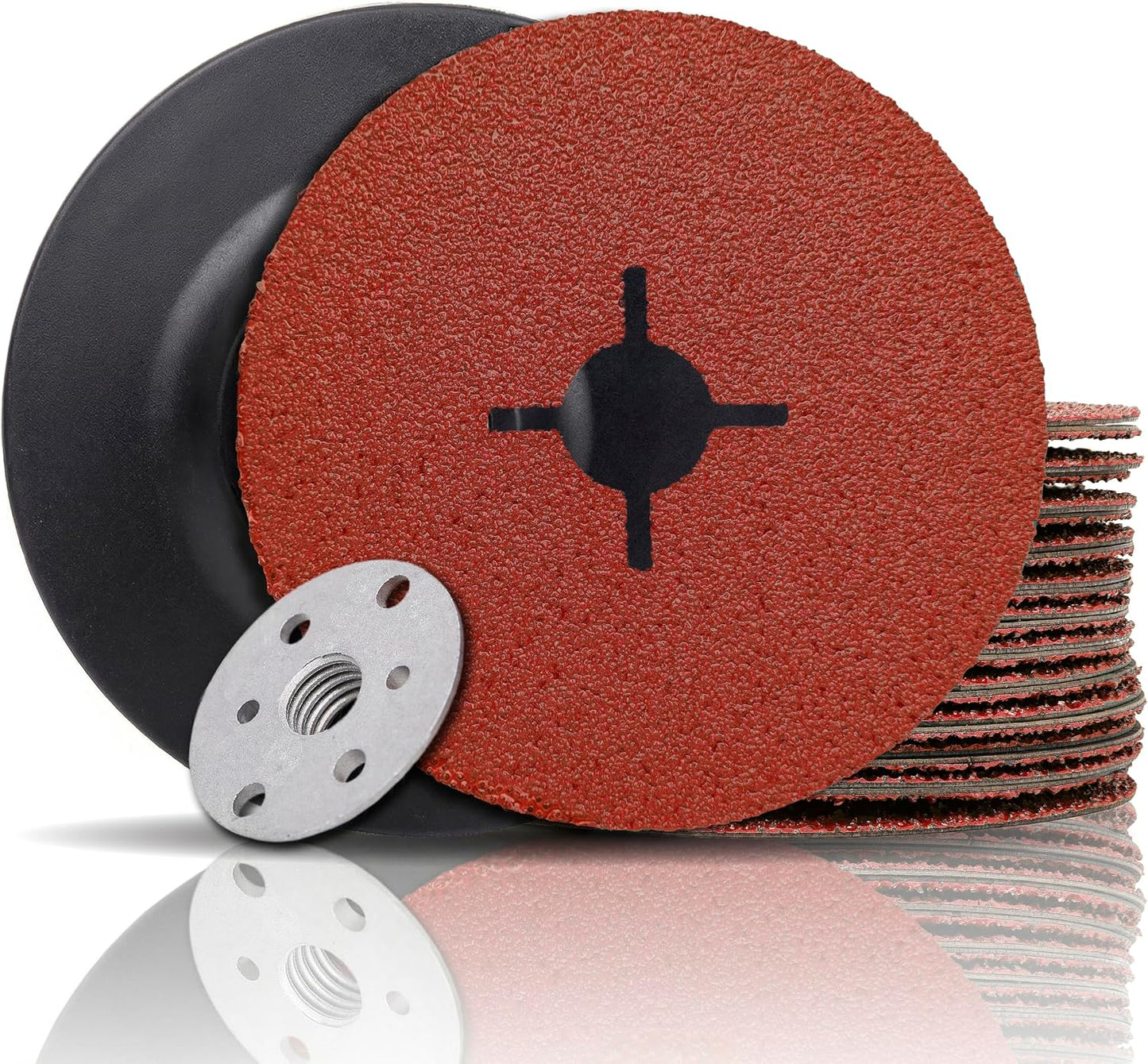 Discos lijado 5x7/8 36grit 25uds para lijadora angular