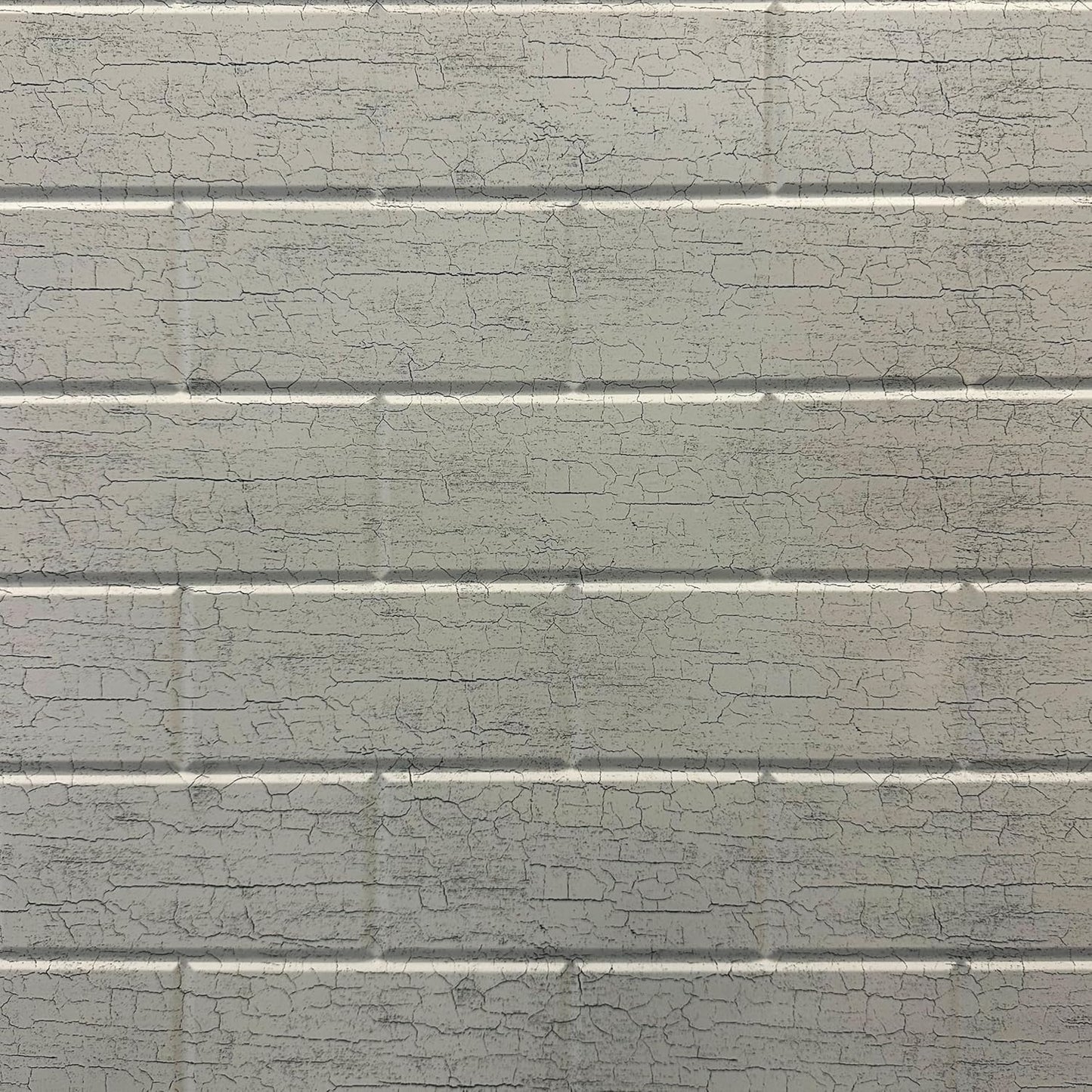 129 Paneles PVC Salpicaduras Blanco Envejecido 12x12pulg