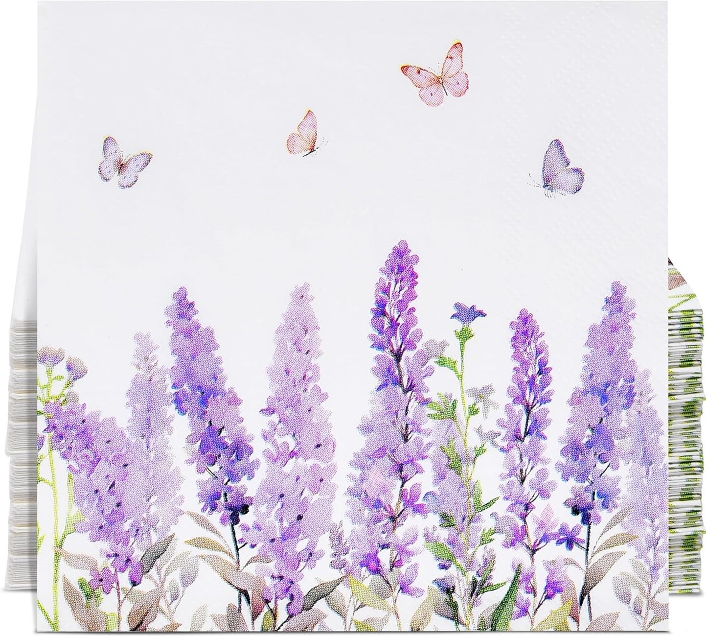 Servilletas de lavanda para fiestas y decoración de mesa