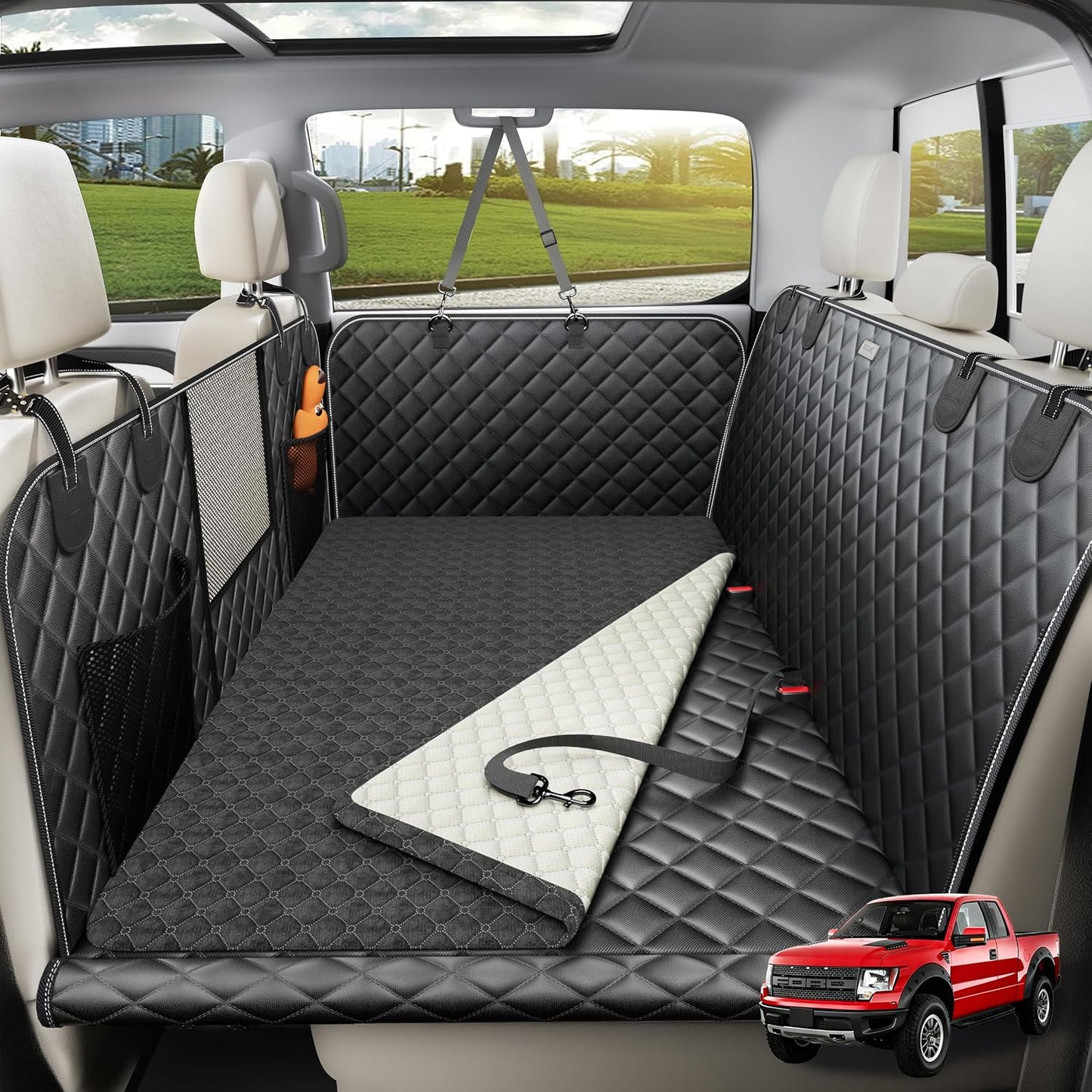 Funda asiento camión perro XL proteccion militar hamaca impermeable