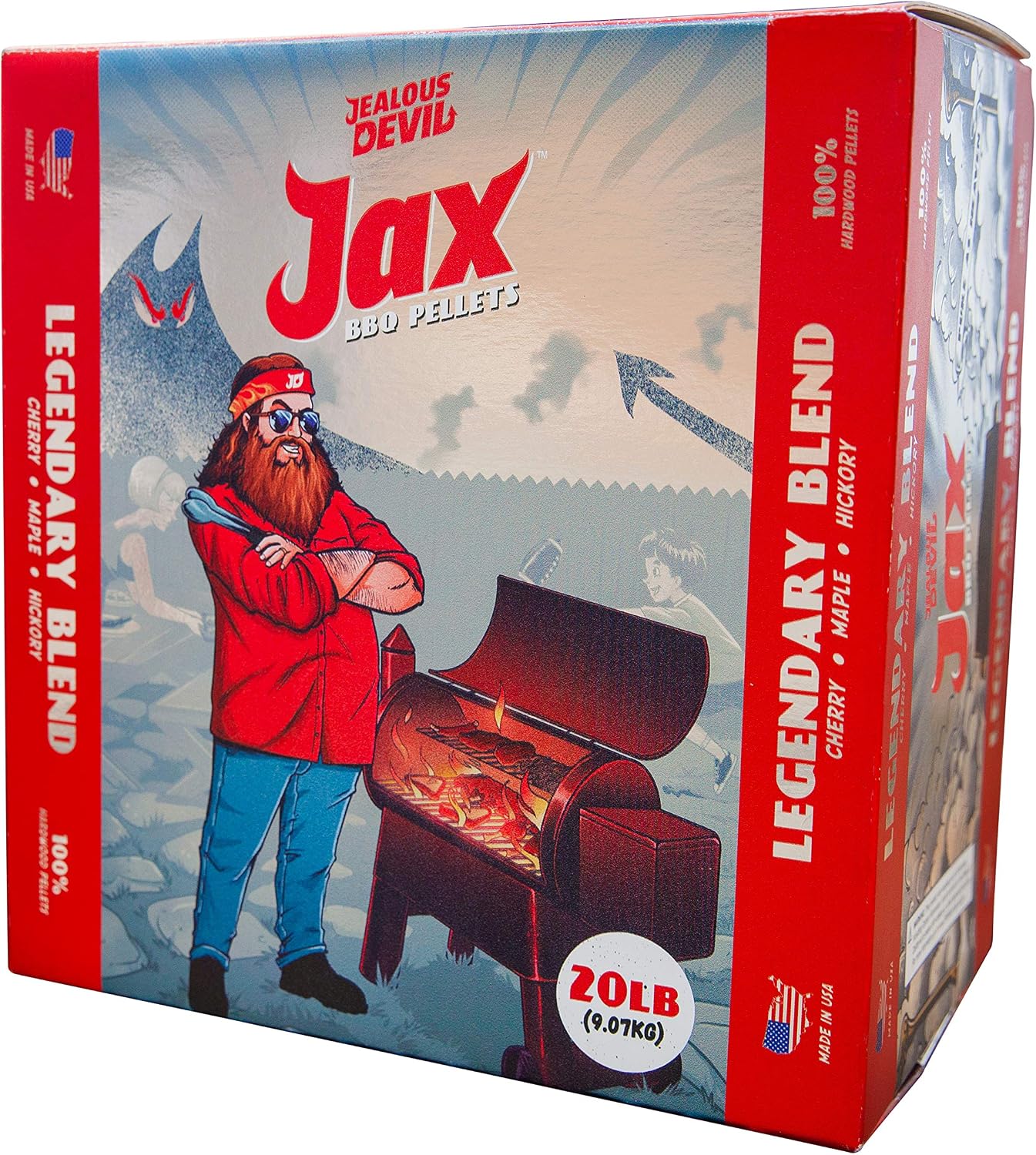 Pellets barbacoa Jax 20lb caja