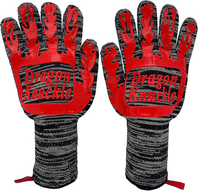 Guantes barbacoa resistentes 1472ºF Kevlar Nomex