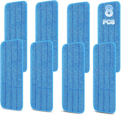 8 Pzas Almohadillas Microfibra 16.5pulg Repuesto Mopa Bona