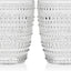 Set 4 Vasos Dobles Transparentes Godinger Lumina