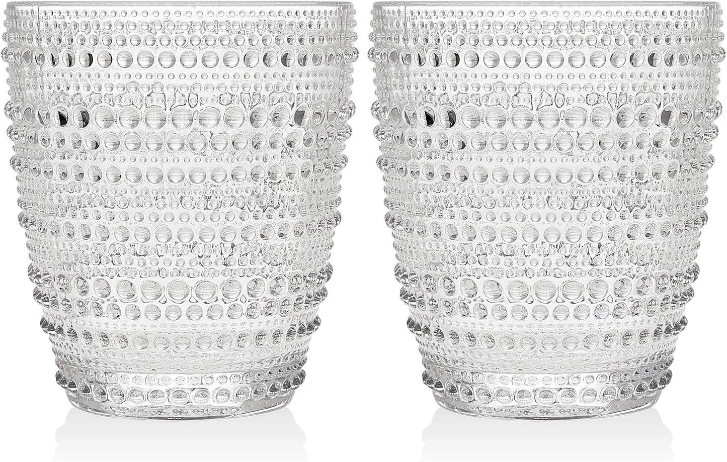 Set 4 Vasos Dobles Transparentes Godinger Lumina