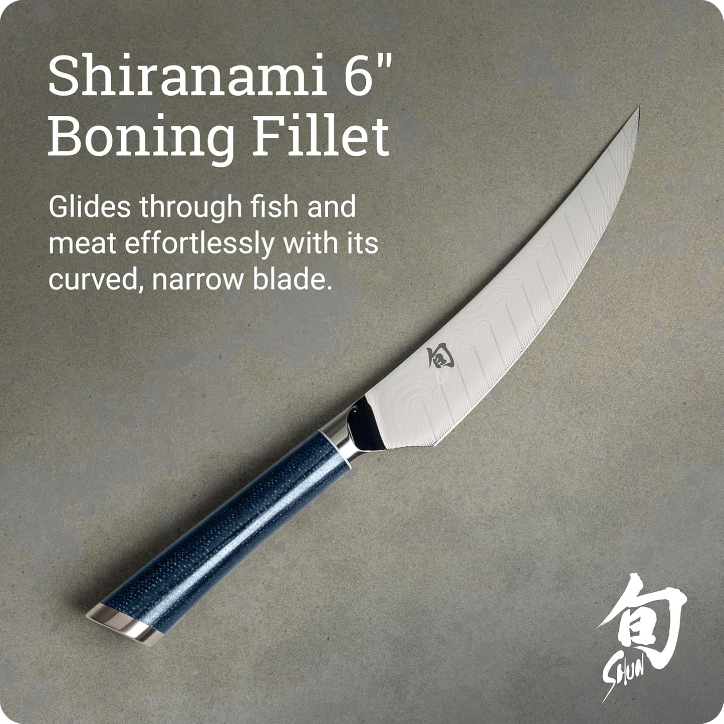 Cuchillo para filetear Shiranami de 6 pulgadas