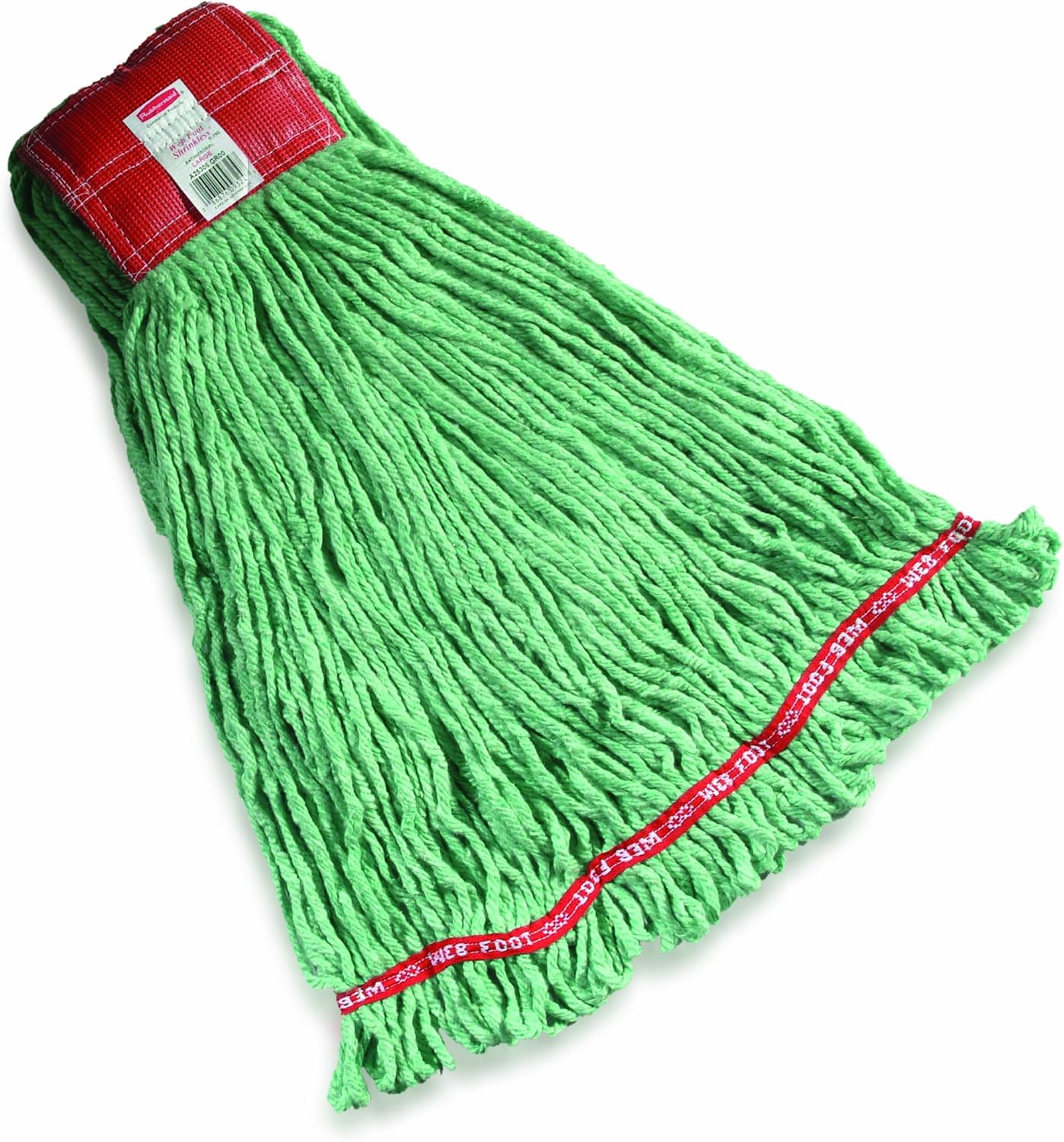 Repuesto cabezal fregona húmeda grande verde resistente