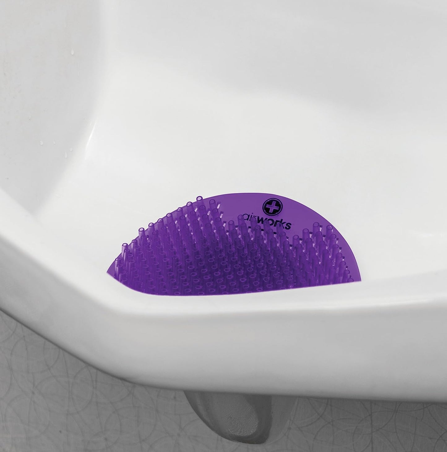 Pantalla urinario sin salpicaduras Vineyard morado pack 10