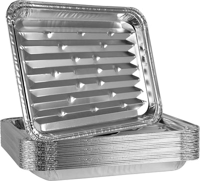 Sartenes aluminio parrilla bandejas asador 10 pzas