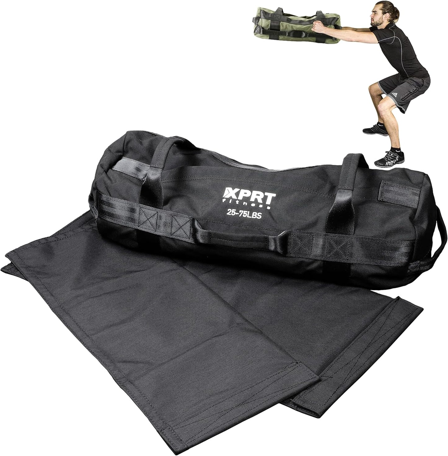 Bolsa arena entrenamiento resistente 7 asas verde