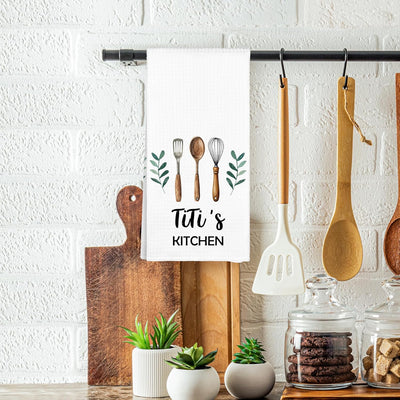 Toallas de cocina rústicas Titi's para regalo de Navidad y cumpleaños
