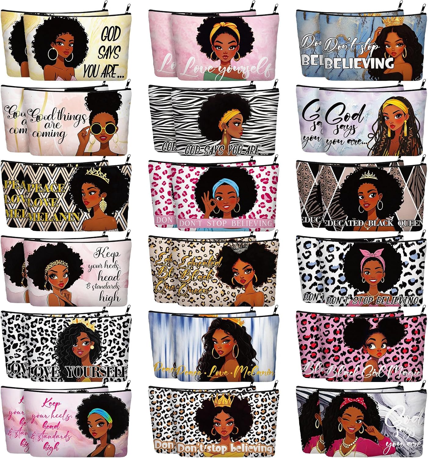 36 Bolsas Regalo Navidad Doble Cara para Mujer