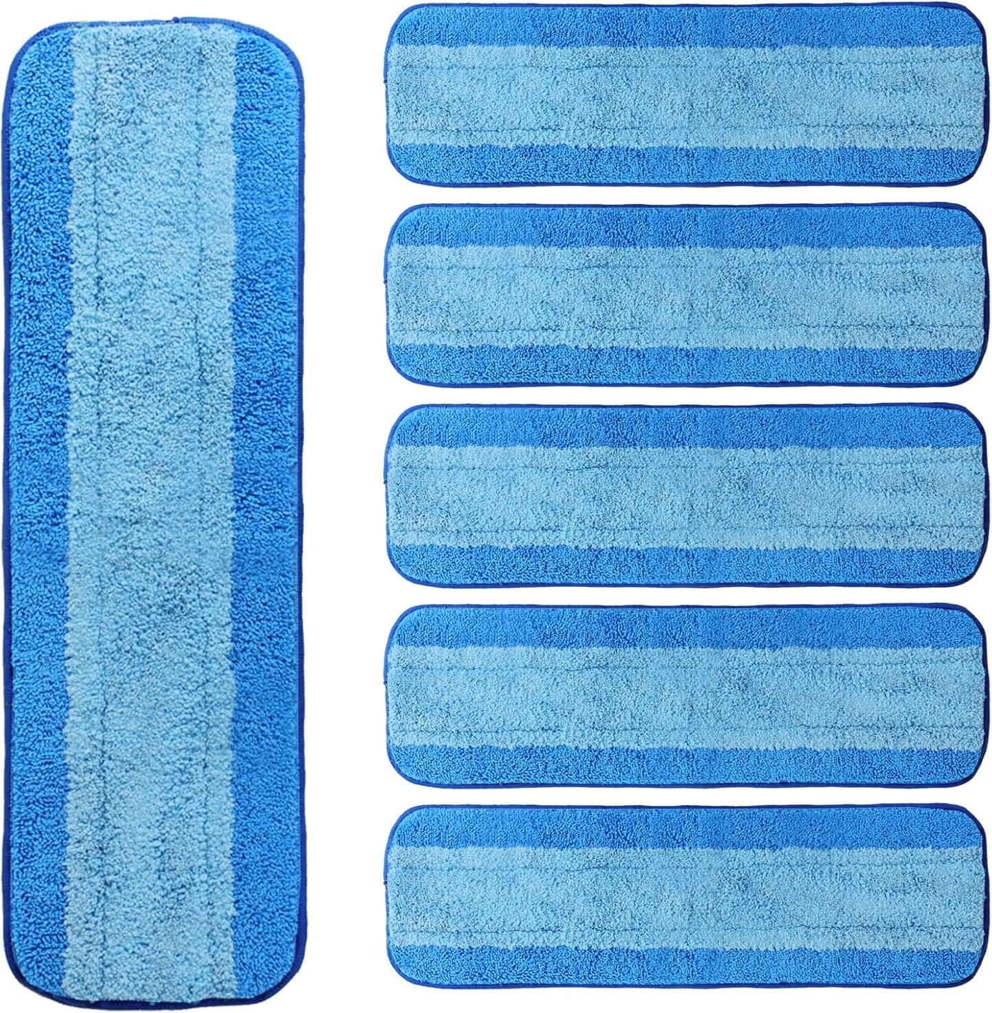6 Pzas Almohadillas Microfibra para Mopa 18pulg Bona