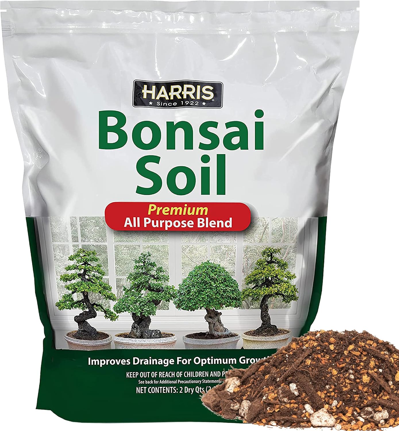 Tierra bonsái mezcla premium multiusos 2qt