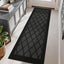 Alfombra pasillo 2x6ft lavable antideslizante patrón cuadros