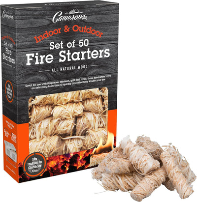 Iniciadores fuego natural pack 50 uso interno y externo