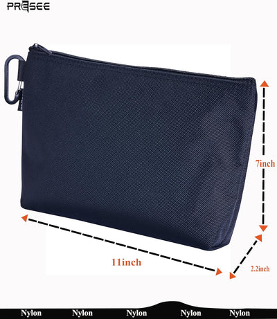 Bolsa herramientas con cremallera mosquetón metal 1680D resistente