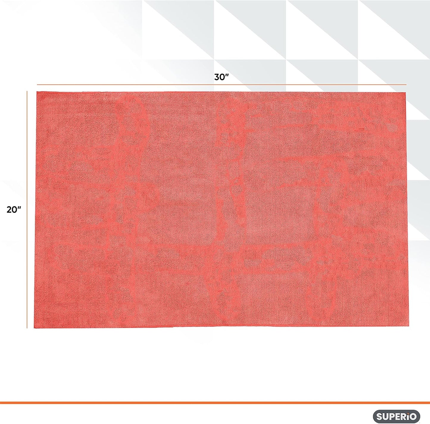 Toalla microfibra trapeador 20x30pulg paquete 5 multicolor