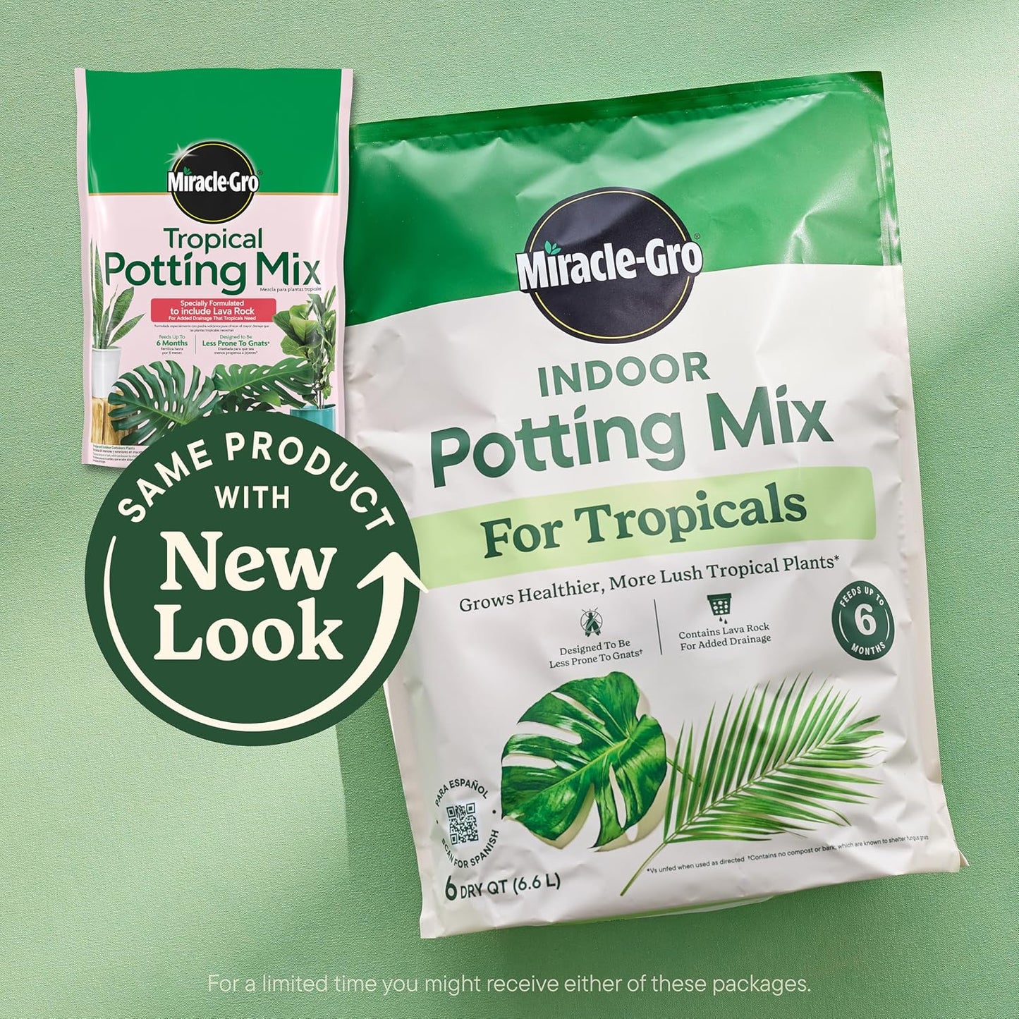 Mezcla tropical para macetas 6qt paquete 2
