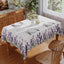 Mantel rectangular primavera 52x70 pulgadas con mariposas lavanda acuarela