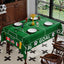 Mantel rectangular de fútbol 60 x 84 pulgadas lavable para fiesta 2026